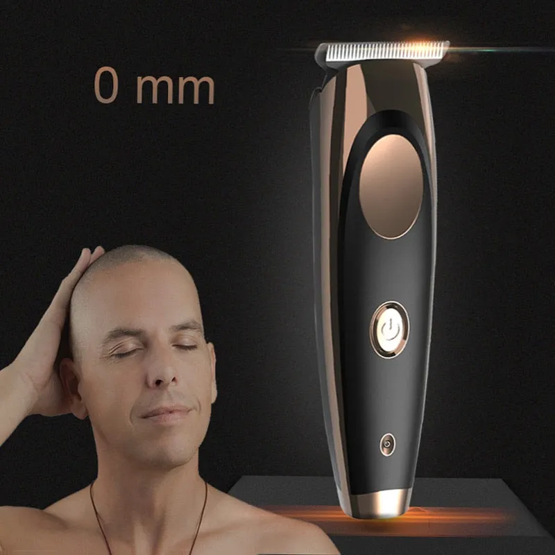 100-240V Waterproof Professional Balding Hair clipper Electric Hair Trimmer Hair cutting Machine 0.1mm Steel Blade Beard trimer