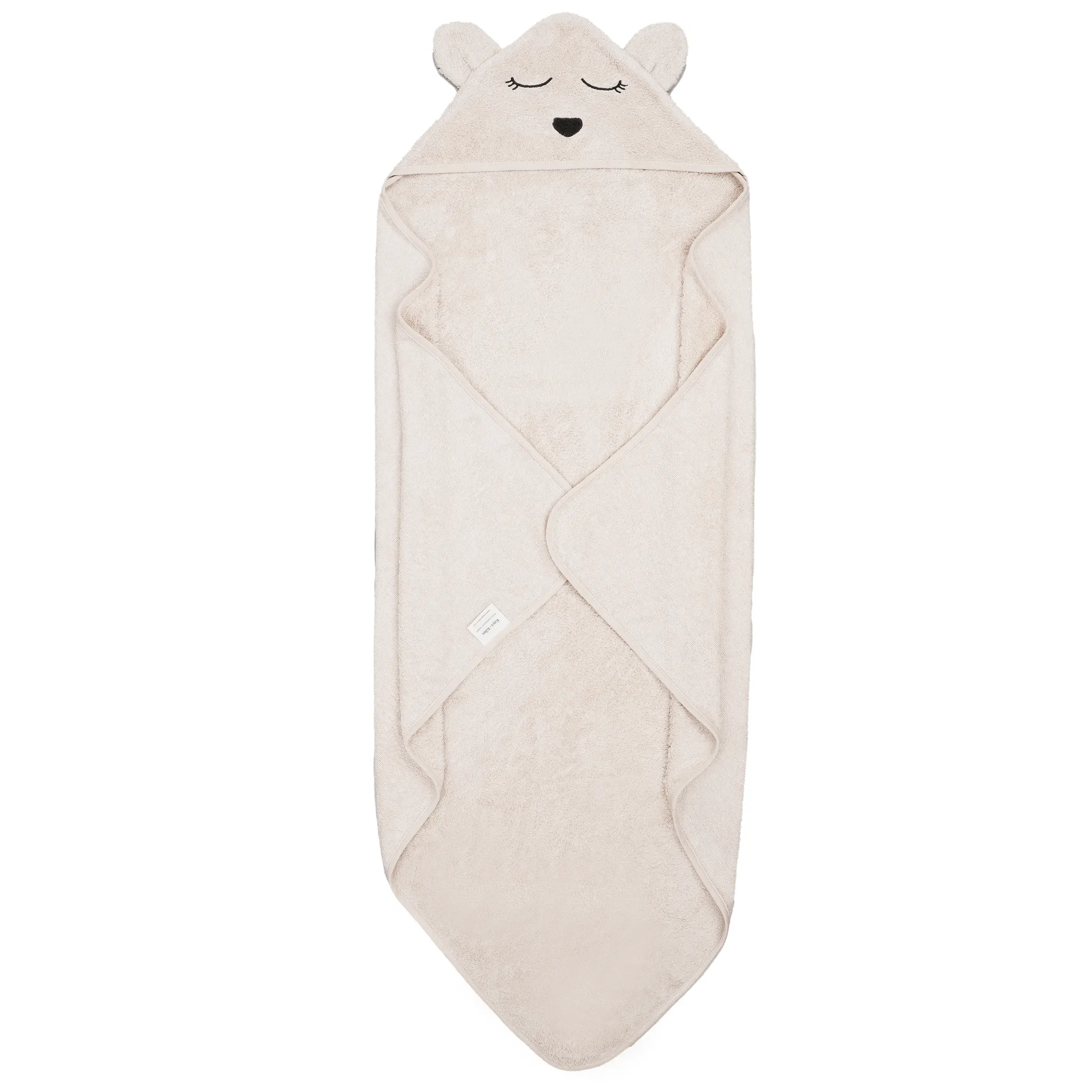 100% Bamboo Hooded Towel - Bear