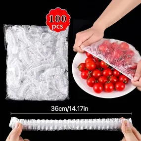 100pcs Disposable Food Cover Fresh and Convenient Kitchen Accessories