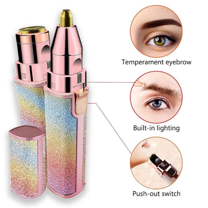 2 In 1 Electric Eyebrow & Facial Trimmer