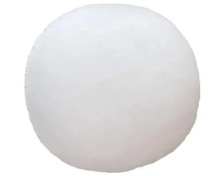 28" | 26" | 24" | 22" Hypoallergenic Polyester Cotton Cover Filled Round Pillow Insert