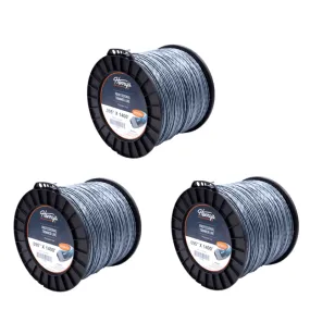 3 PK Henry's H1107683 .095" 1400' Spiral Trimmer Line Twin-Layer Co-Extrusion