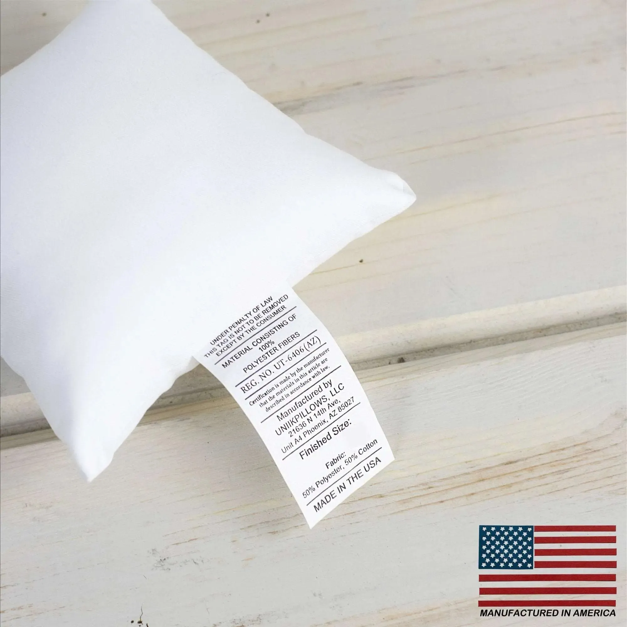 33x33 | Square Angel Hair Insert | Indoor Outdoor Down Alternative Hypoallergenic Pillow Insert | Quality Insert | Premium Insert