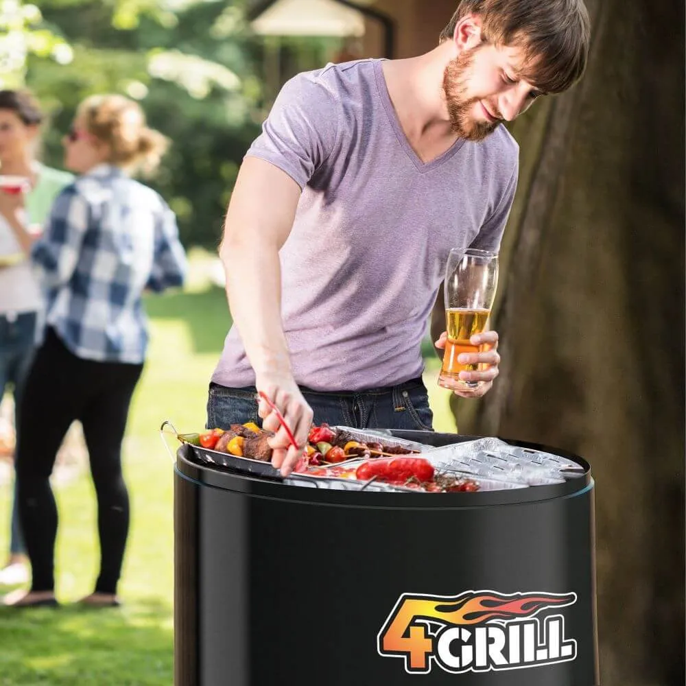 4Grill | 4-in-1 barbecue Oil barrel Barbecue