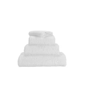 Abyss Super Pile Euro Guest Towel 17X24 White 100