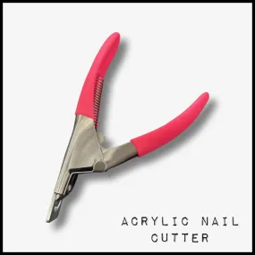 Acrylic Nail Tip Cutter Pink- Fake Nail Cutter- Acrylic Nail Cutter