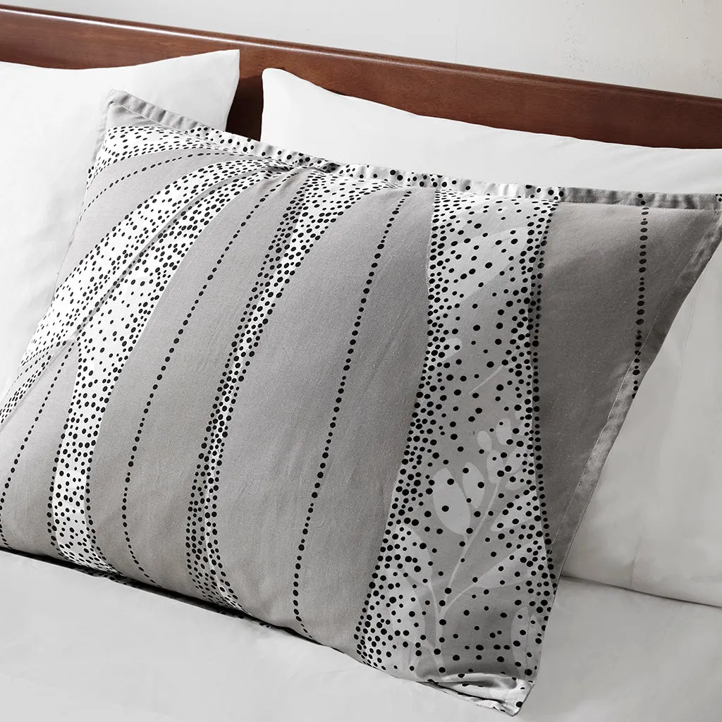 Adrian Modern Botanical Duvet Cover Set - Elegant Eco-Friendly BCI Cotton for Stylish Bedrooms