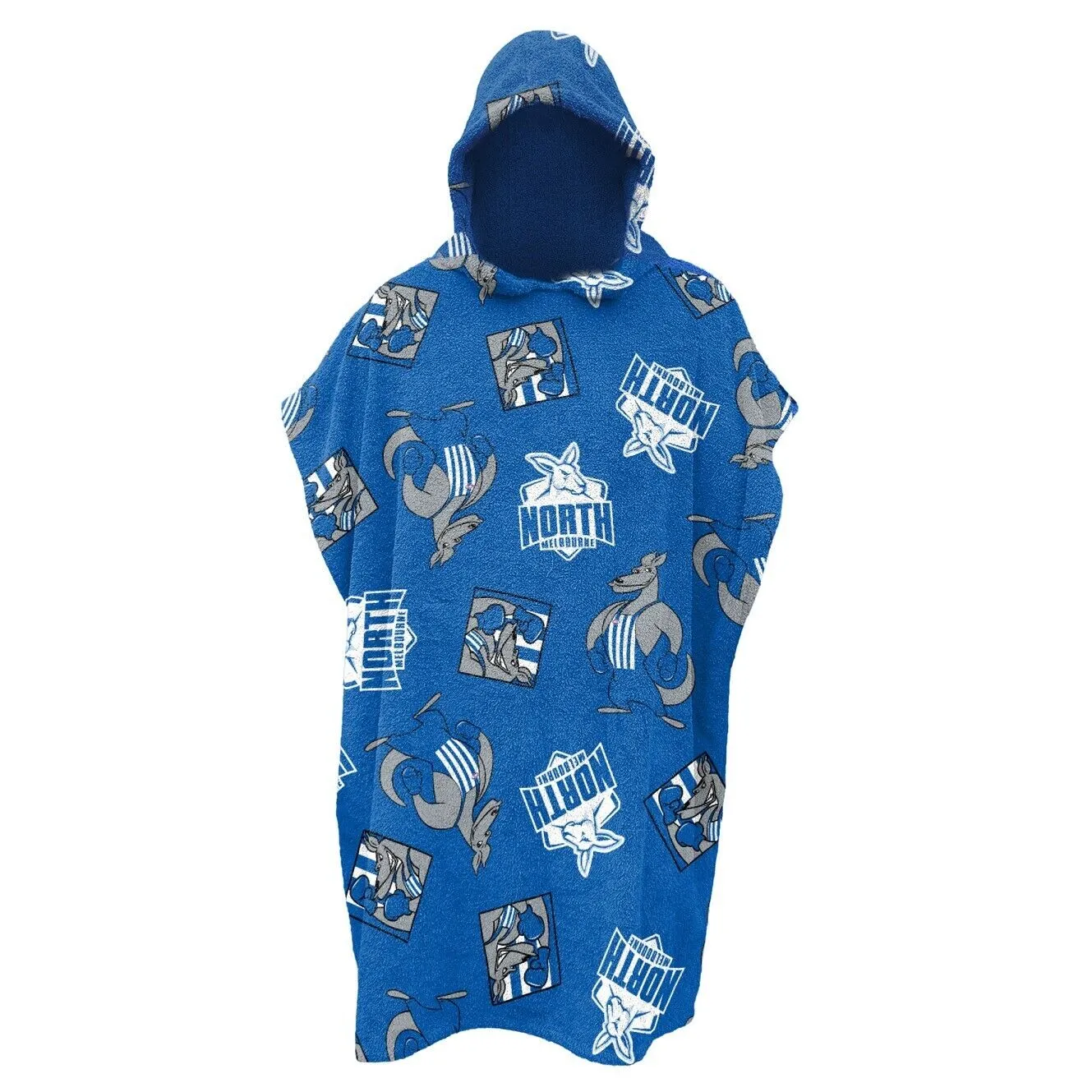 AFL Youth Hooded Towel - Kangaroos - Kids - Beach Bath - OSFM