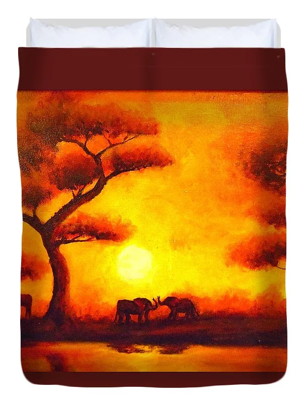 African Sunset  - Duvet Cover