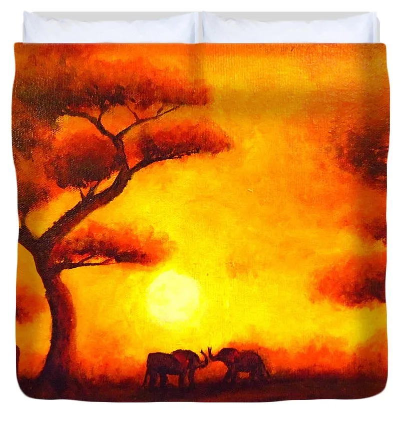 African Sunset  - Duvet Cover