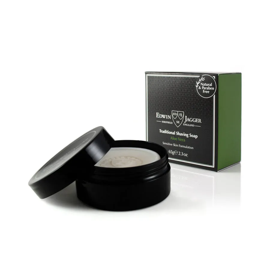 Aloe Vera 65g Shaving Soap by Edwin Jagger