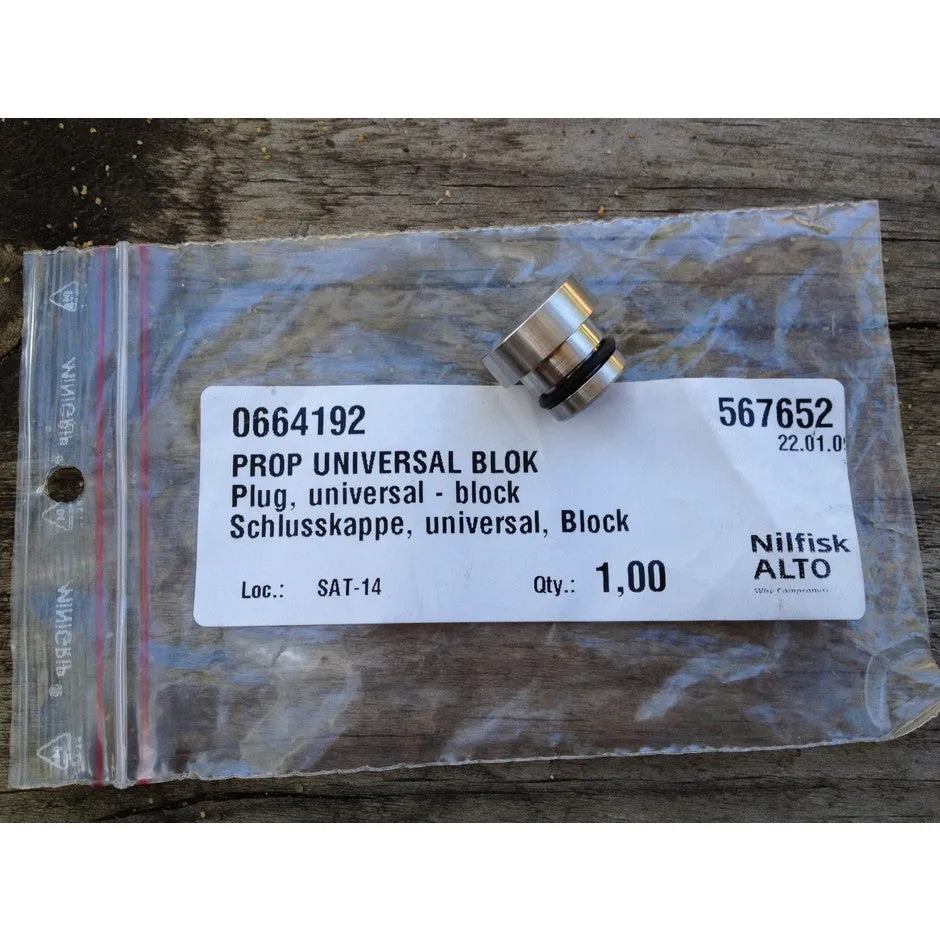 ALTO KEW Professional Super 5500 and 6500 Pressure Washer Plug Universal Block