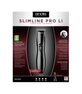 Andis - Slimline Pro Li T-Blade Trimmer (UK) - Black