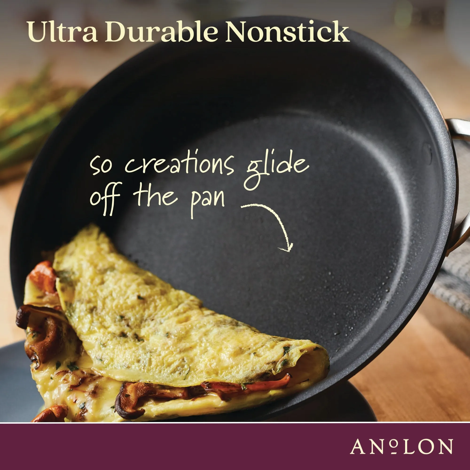 Anolon Endurance  Nonstick Induction 6 Piece Cookware Set