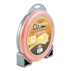 ARNOLD Maxi Edge WLM-195 Trimmer Line, 0.095 in Dia, 200 ft L, Polymer, Orange