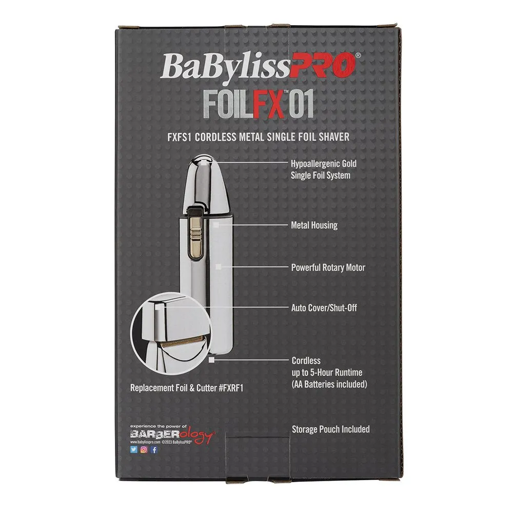 BaBylissPRO Silver Single Foil Shaver