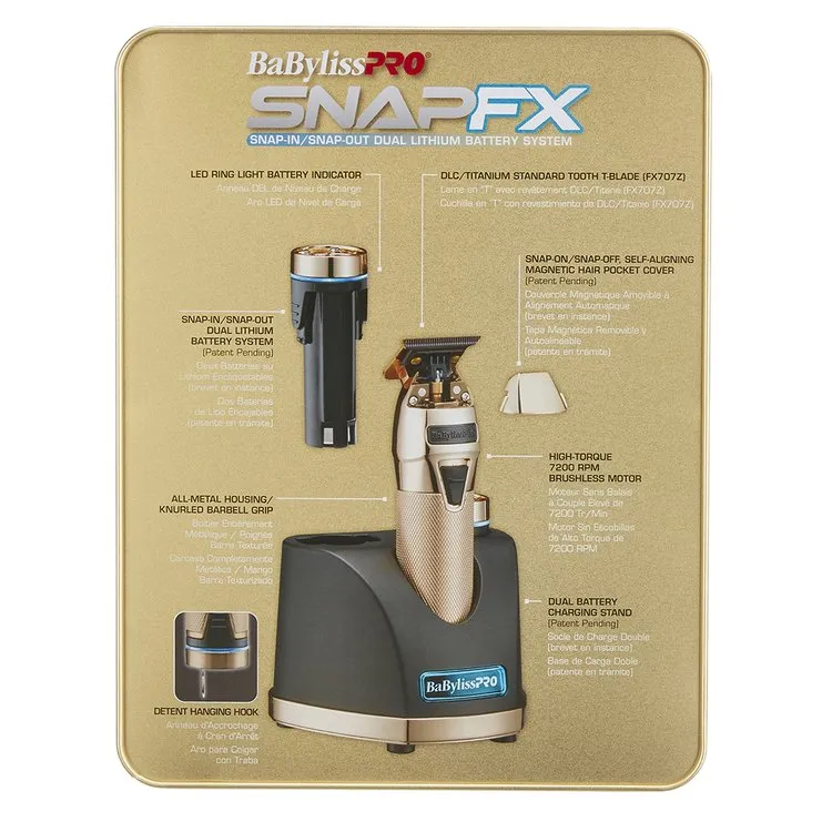 BabylissPro SNAPFX Gold Trimmer