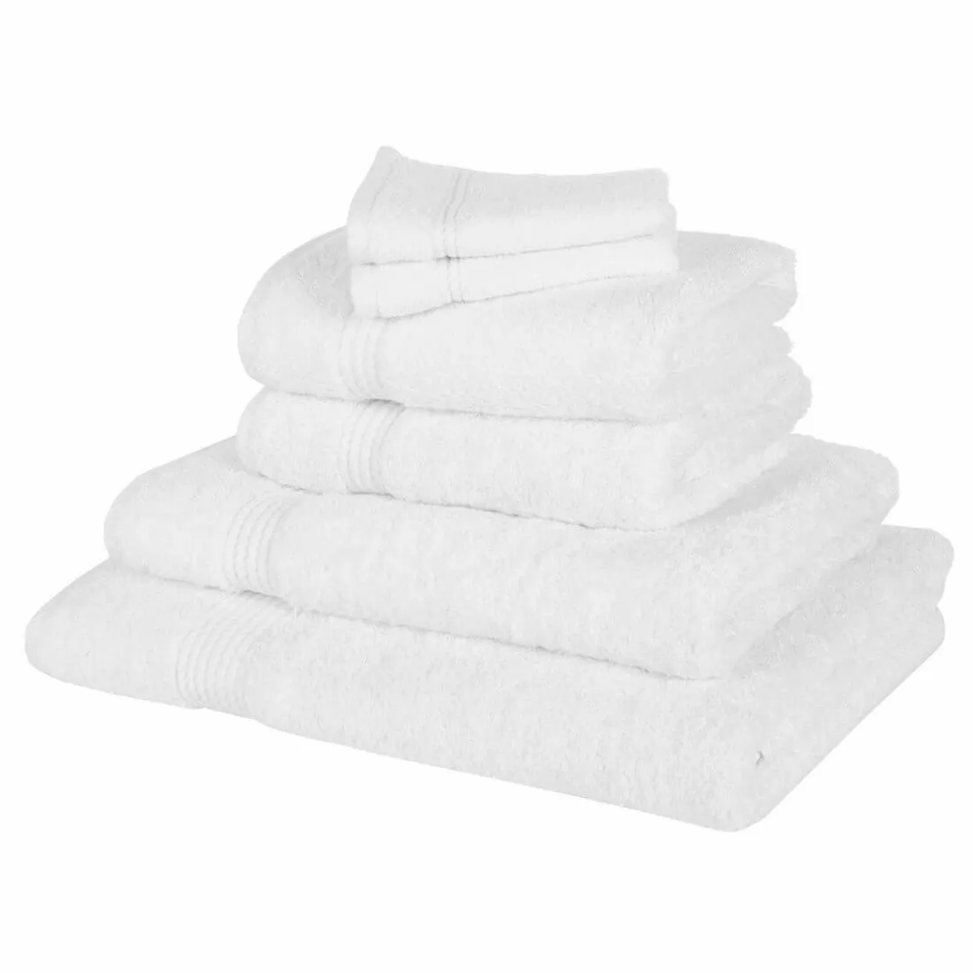 Bamboo Bliss Luxury 600gsm Bathroom Linen Range - Pure White