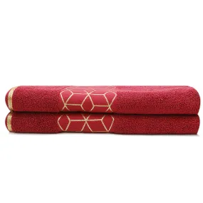 Bath Towel - Maroon