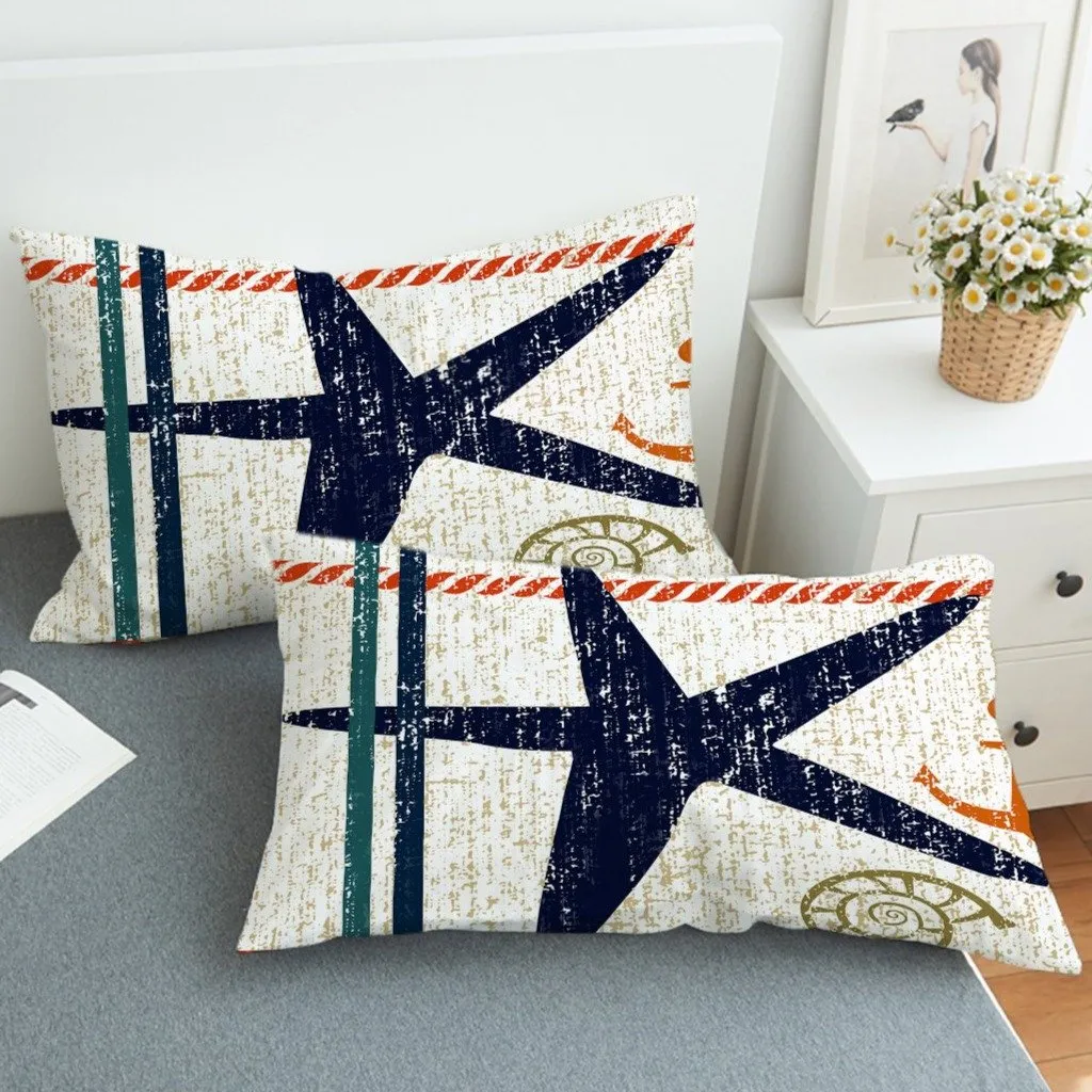 Beachy Starfish Bedding Set