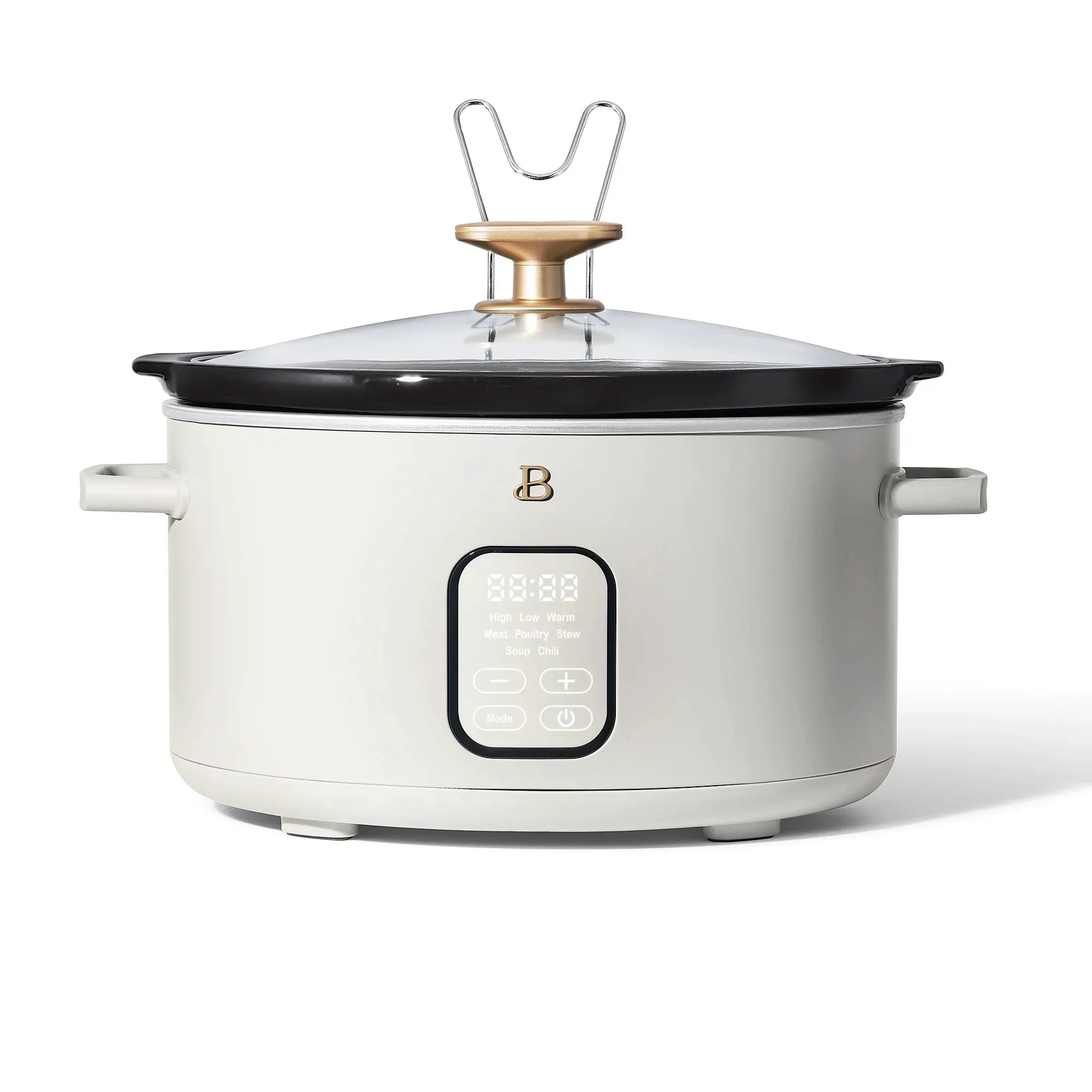 Beautiful 6QT Programmable Slow Cooker by Drew Barrymore (White Icing)