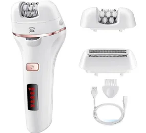 Beauty 4 In 1 Rechargeable Ladies Epilator Set