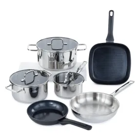 BergHOFF DiNA Helix Recycled 9pc Cookware Set