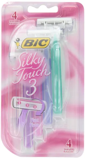 BIC - Silky Touch 3 for Women Disposable Shaver - 4 Shavers