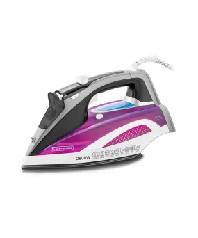 Black Decker, Digital Steam Iron, 2800 W Purple, X2250