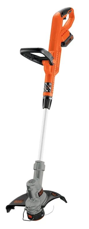 Black Decker LST300 String Trimmer and Edger, 2.0 AH, 20 V, 12-1/2 in L Shaft :EA: QUANTITY: 1