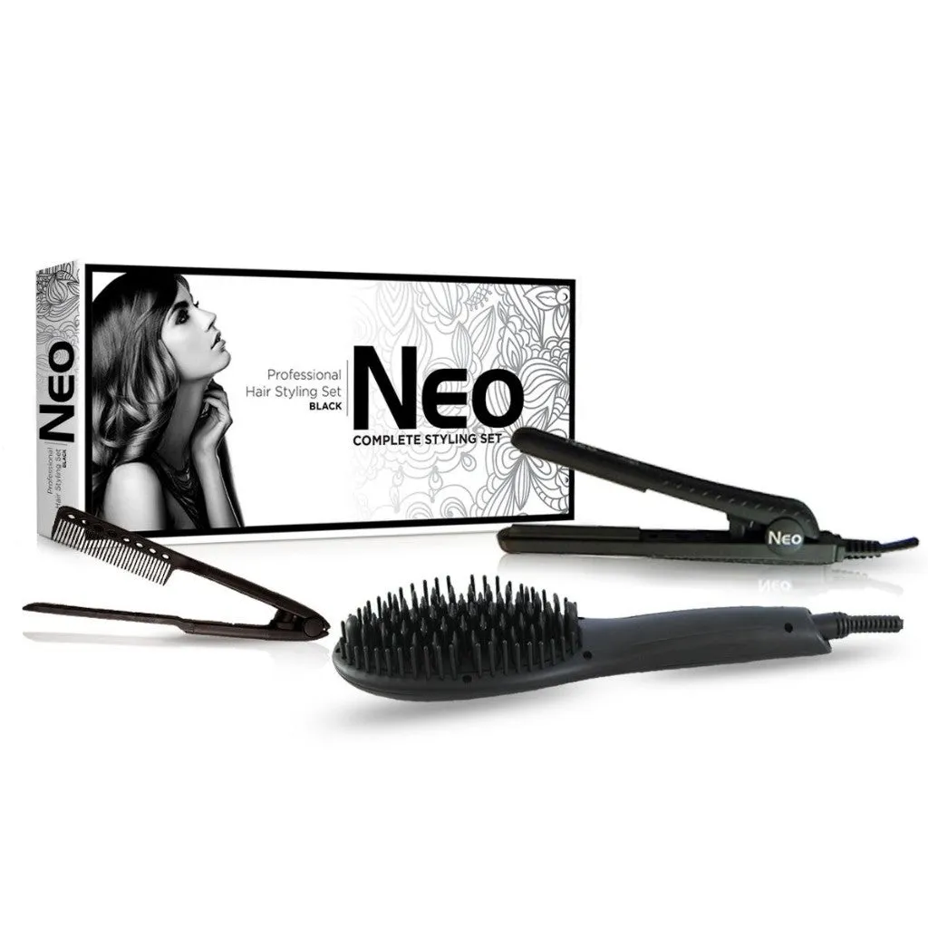 Black Heated Brush Set | Set