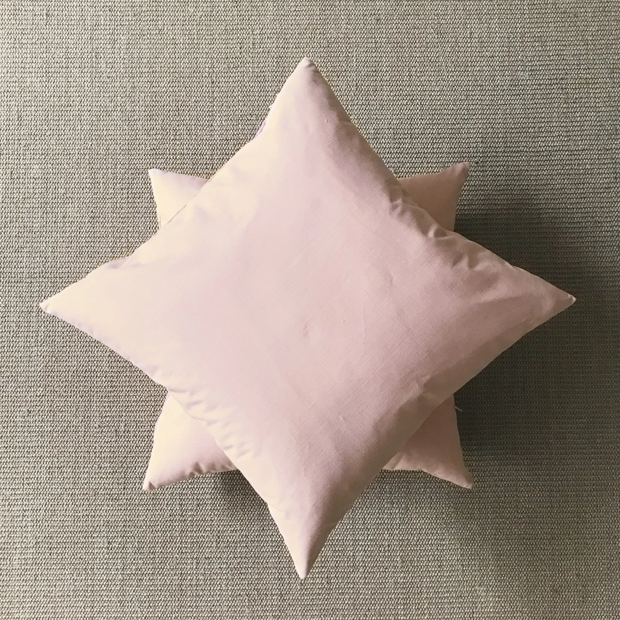 Blush Pink Solid Throw Pillow Cover 20x20