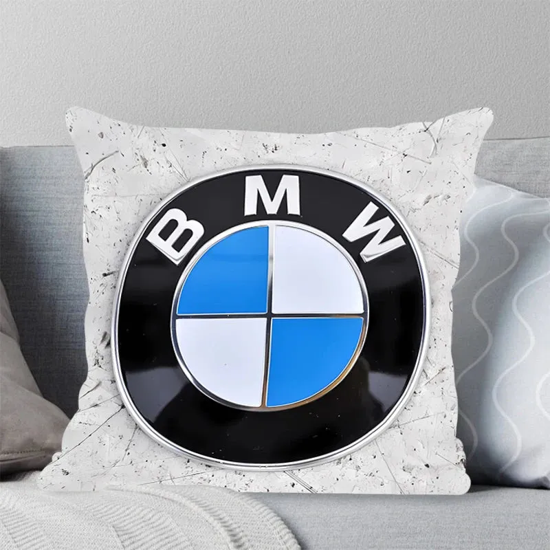 BMW-Inspired Cushion Cover, Classic Car Pillow Cover, Supercars, Throw Pillow Cover, Home Decor