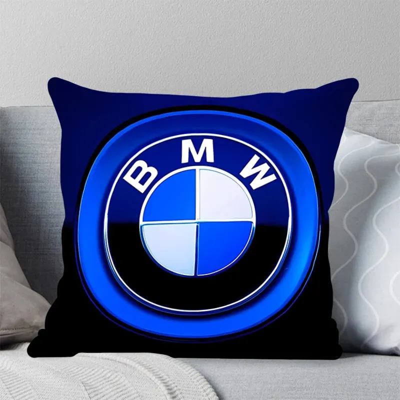 BMW-Inspired Cushion Cover, Classic Car Pillow Cover, Supercars, Throw Pillow Cover, Home Decor