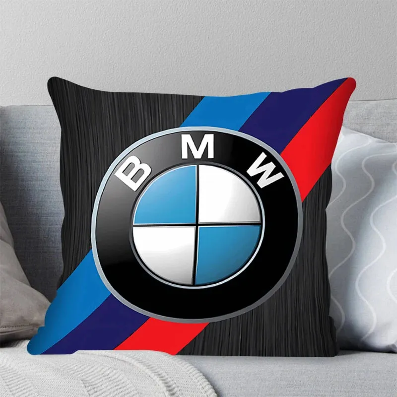 BMW-Inspired Cushion Cover, Classic Car Pillow Cover, Supercars, Throw Pillow Cover, Home Decor