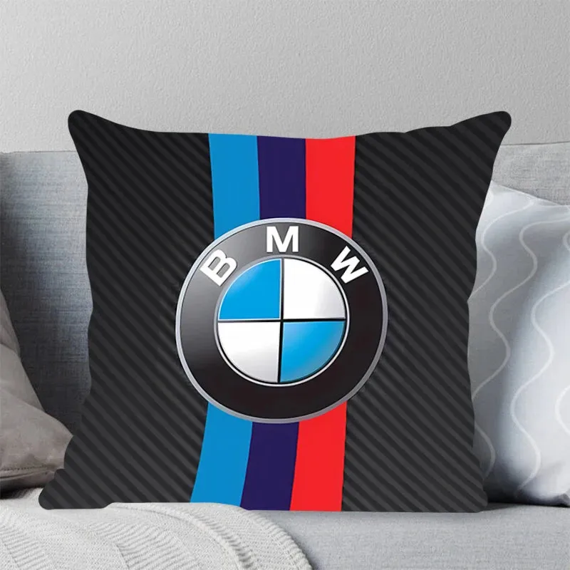 BMW-Inspired Cushion Cover, Classic Car Pillow Cover, Supercars, Throw Pillow Cover, Home Decor