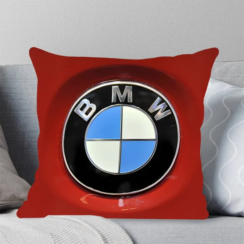 BMW-Inspired Cushion Cover, Classic Car Pillow Cover, Supercars, Throw Pillow Cover, Home Decor