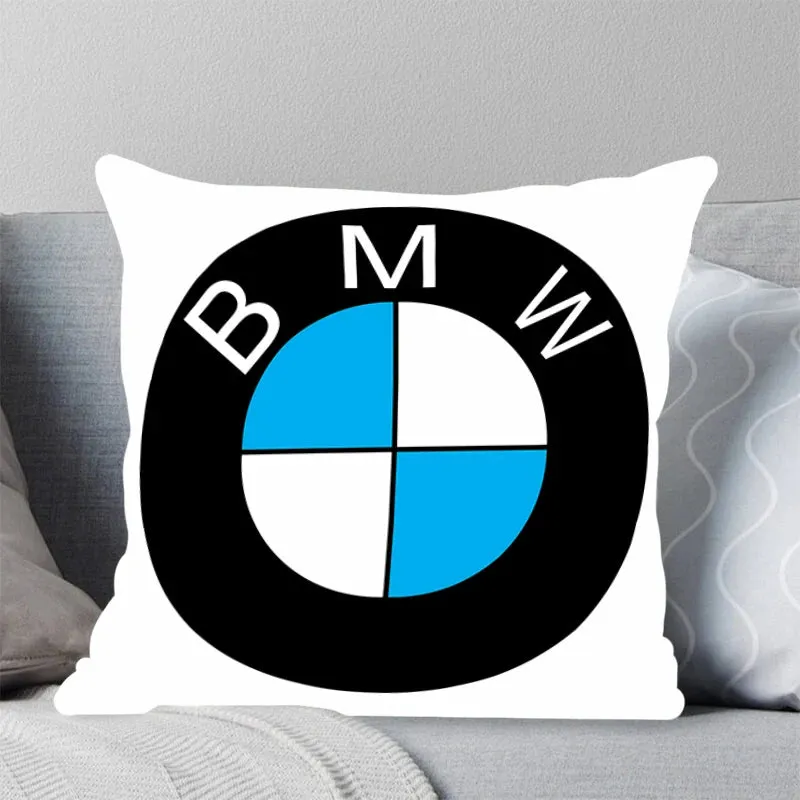 BMW-Inspired Cushion Cover, Classic Car Pillow Cover, Supercars, Throw Pillow Cover, Home Decor