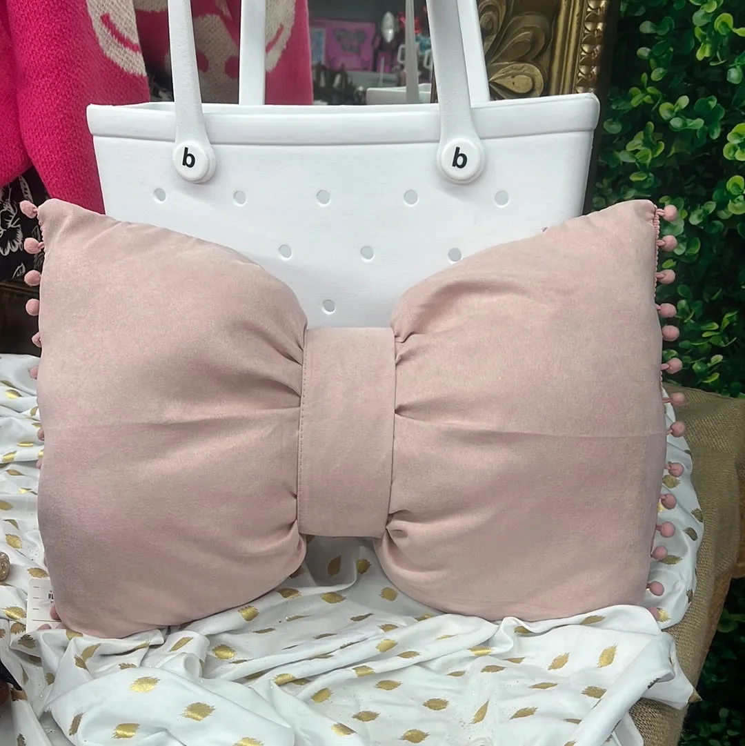 Bow Shaped Lumbar Pillow