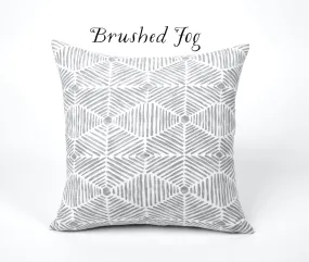 Brushed Fog Pillow / Grey Decorative Throw Pillow Cover / Throw Pillows / Decorative Pillow Cover / Light Grey Pillow Cover