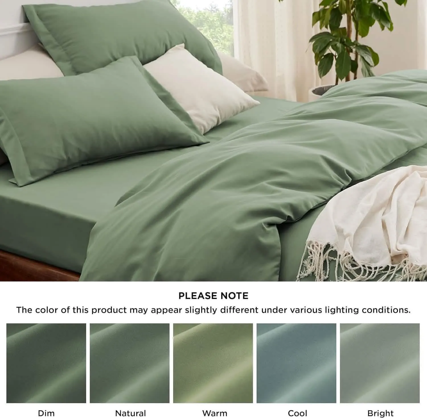 Brushed Microfiber Duvet Cover Sets With Fitted Sheet