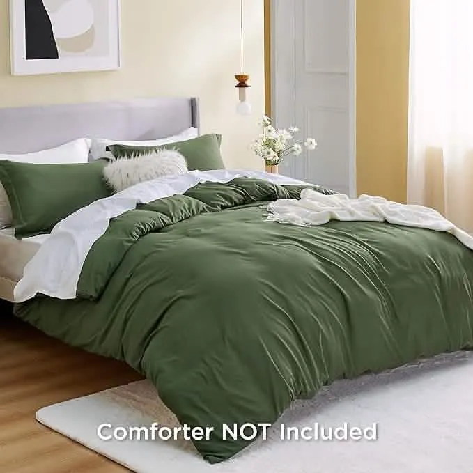 Brushed Microfiber Duvet Cover Sets With Fitted Sheet