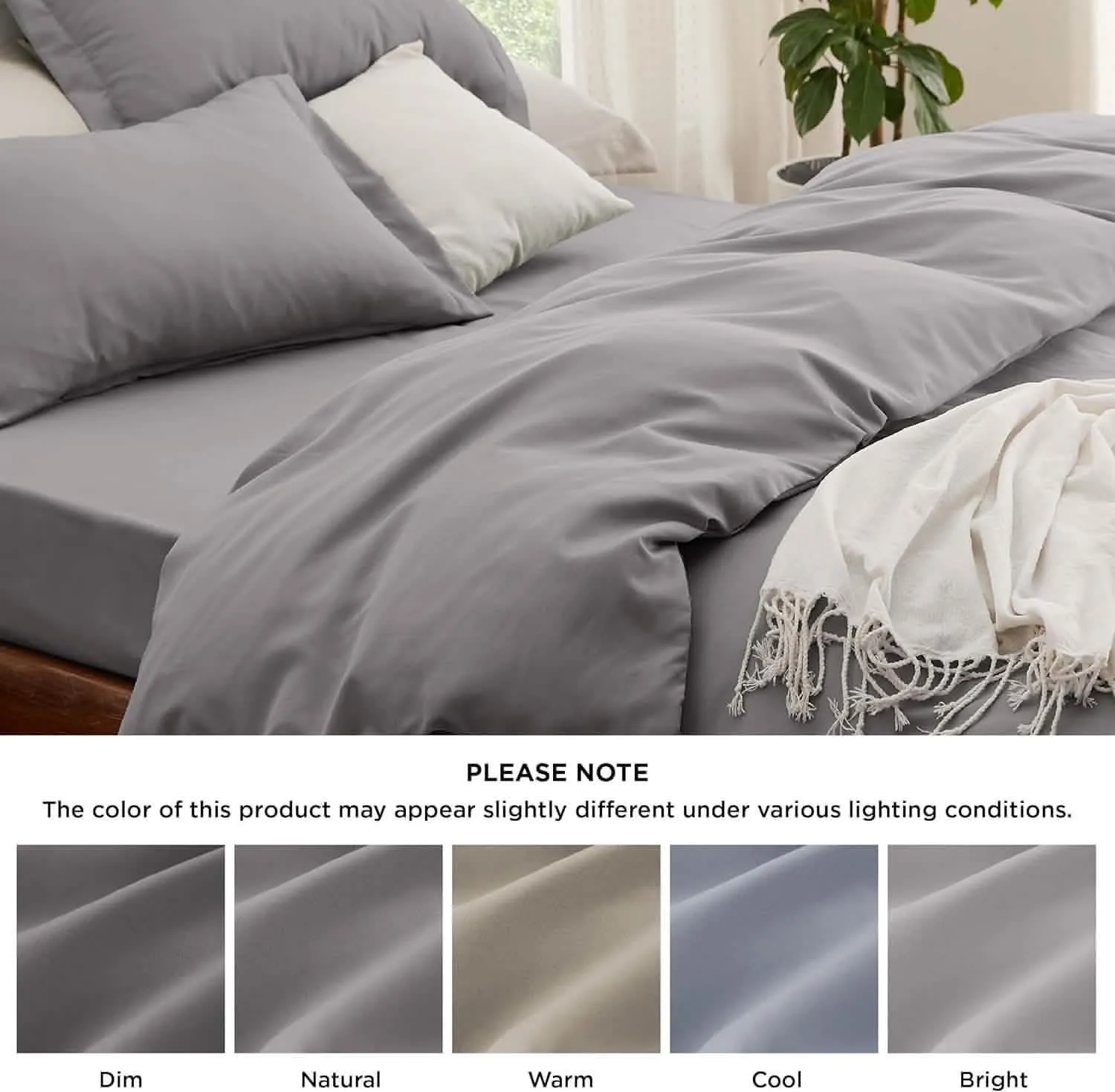 Brushed Microfiber Duvet Cover Sets With Fitted Sheet