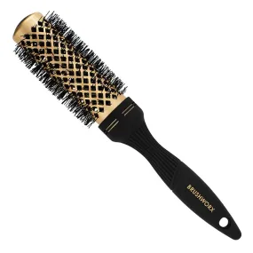 Brushworx Gold Ceramic Hot Tube Brush - M (50mm)