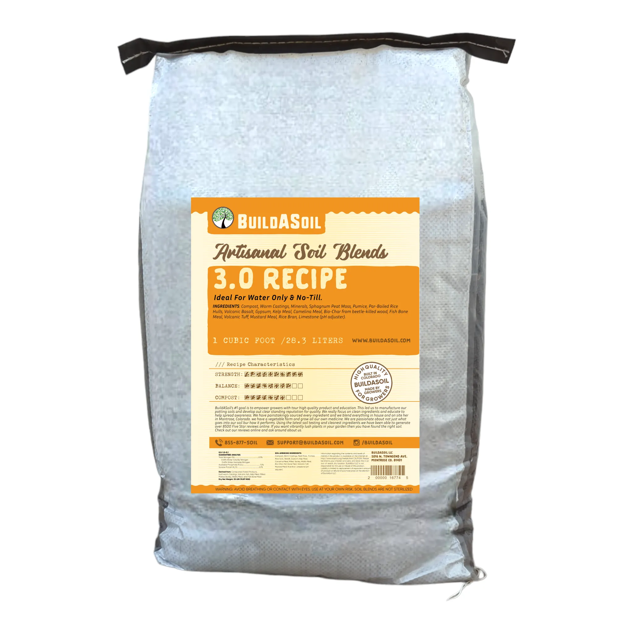 BuildASoil Potting Soil Recipe 3.0