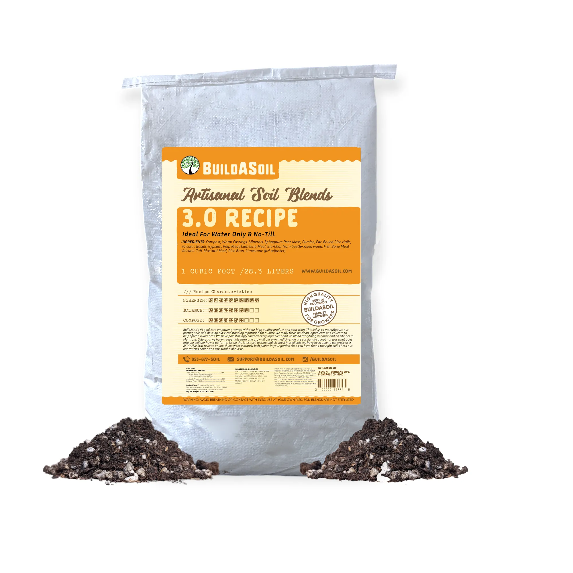 BuildASoil Potting Soil Recipe 3.0