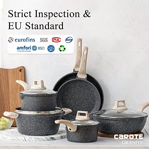 CAROTE Nonstick Pots and Pans Set