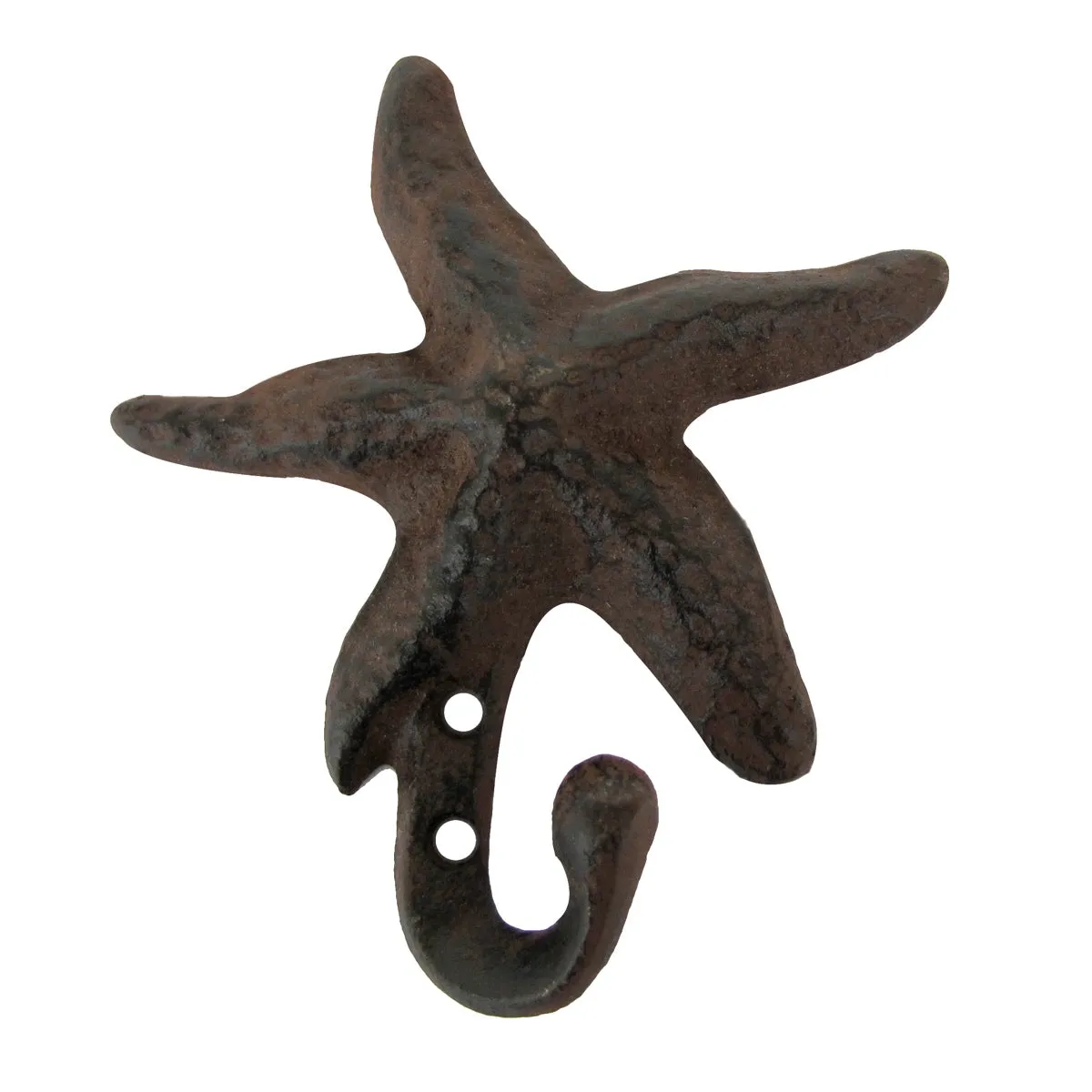 Cast Iron Metal Wall Mount Starfish Hook Holder