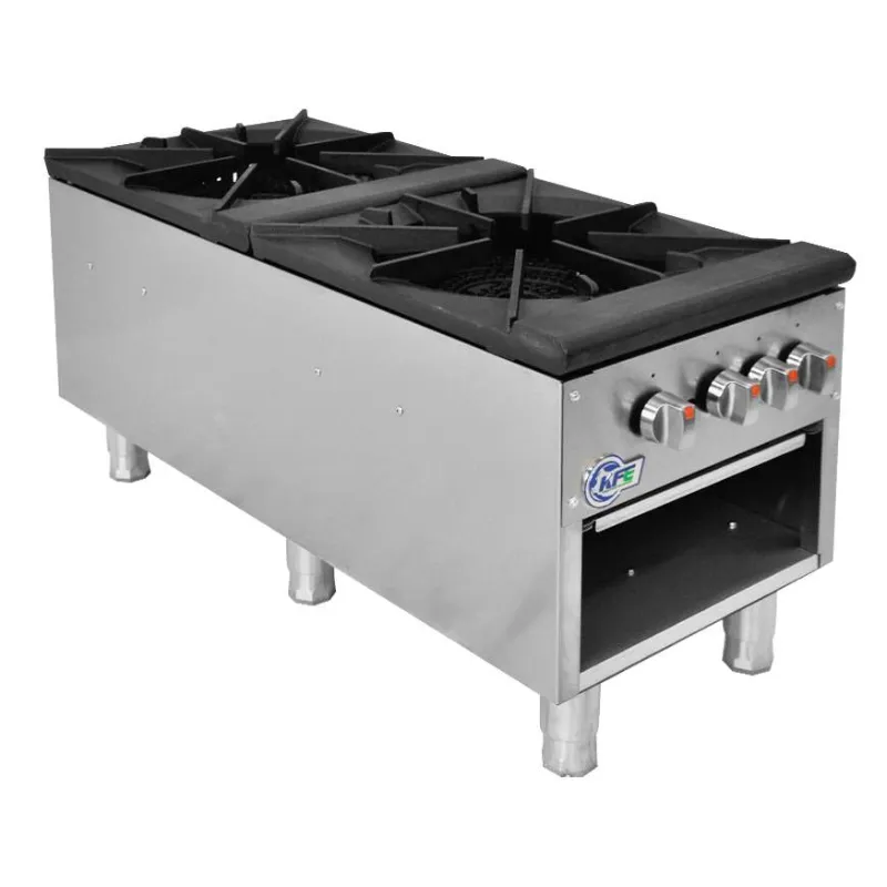 Chef AAA - KF-SP-2, Commercial Dual Stock Pot Range Natural Gas