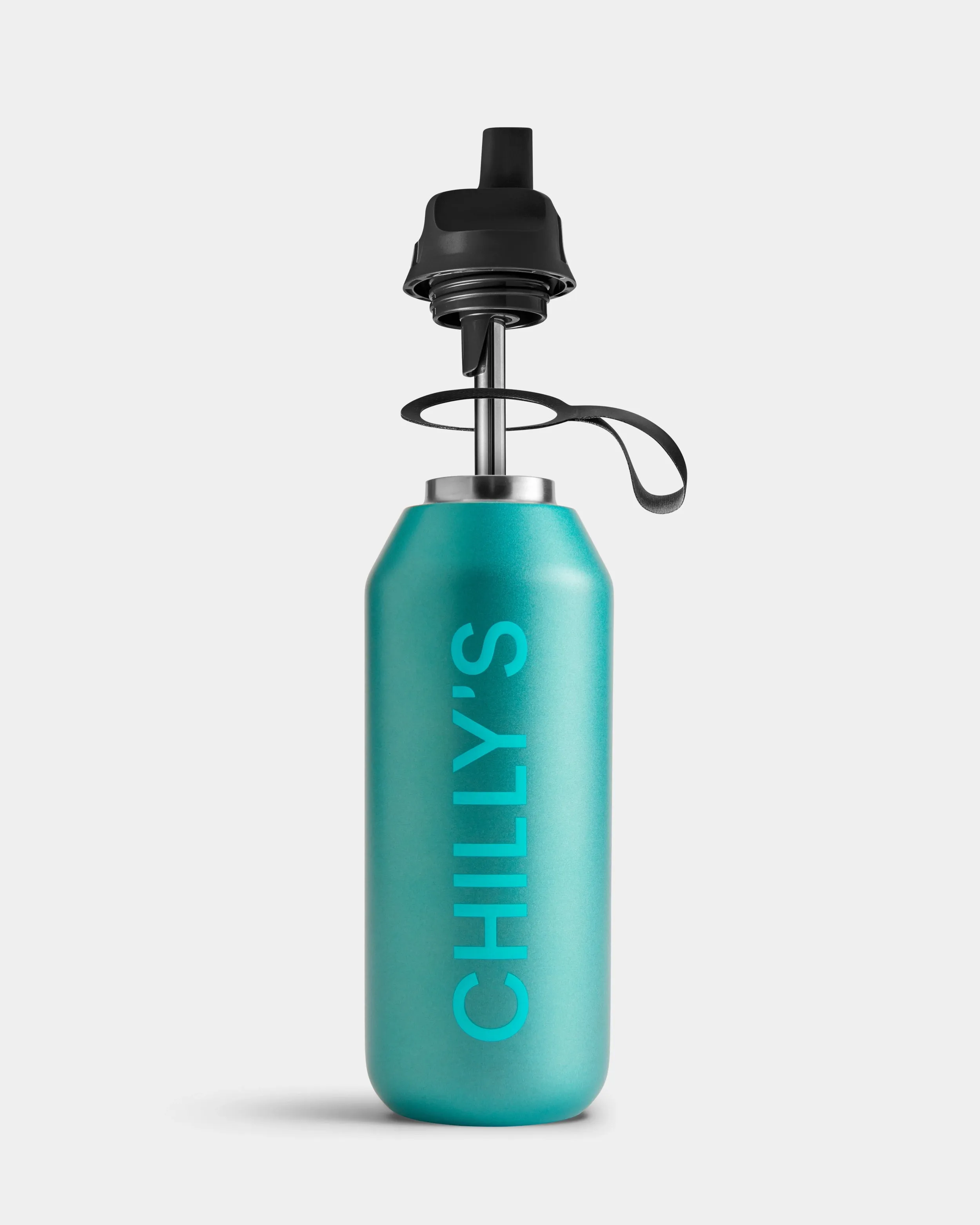 Chilly's Series 2 500ml Flip Bottle Metallic Atlantis